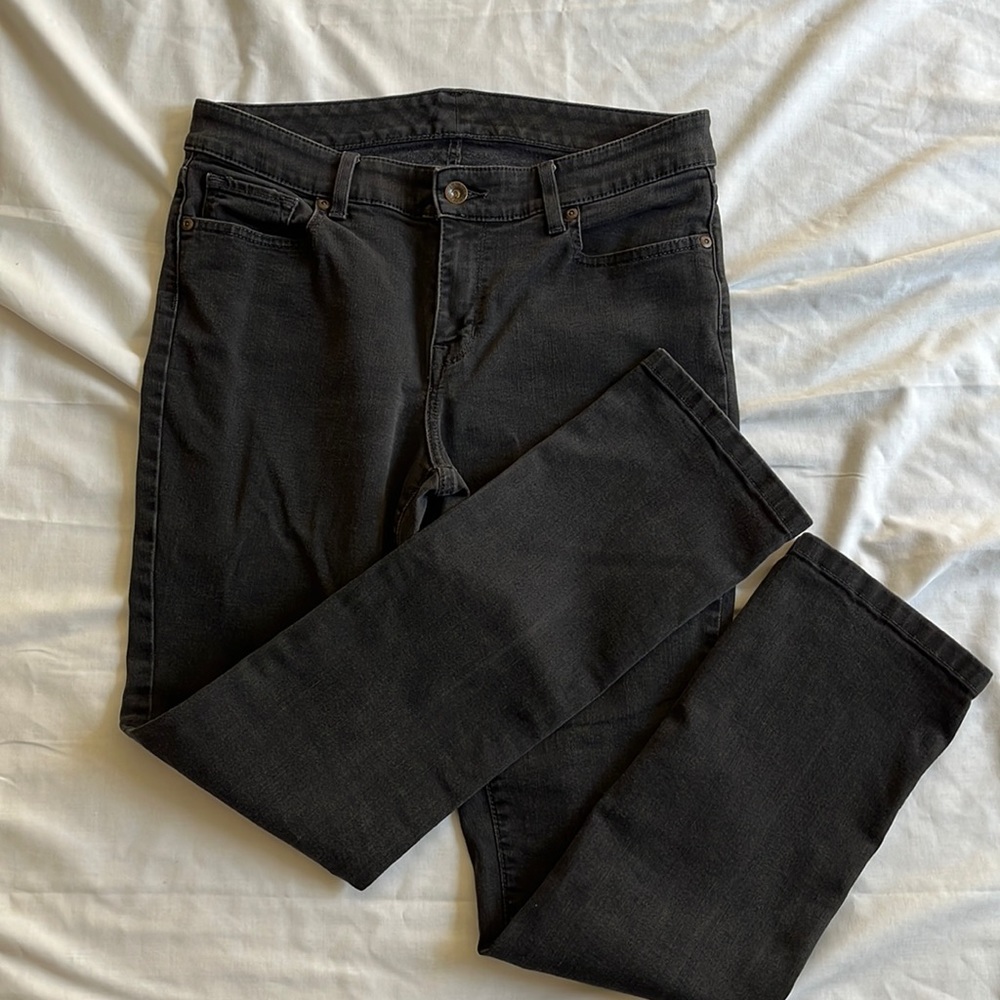 LL Bean Black Jeans / Size 12 Modern Fit